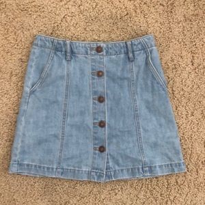 jean skirt
